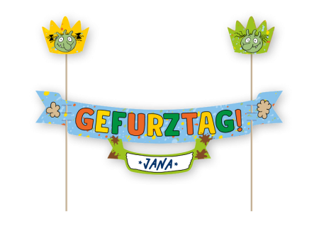 Die Olchis Tortenbanner